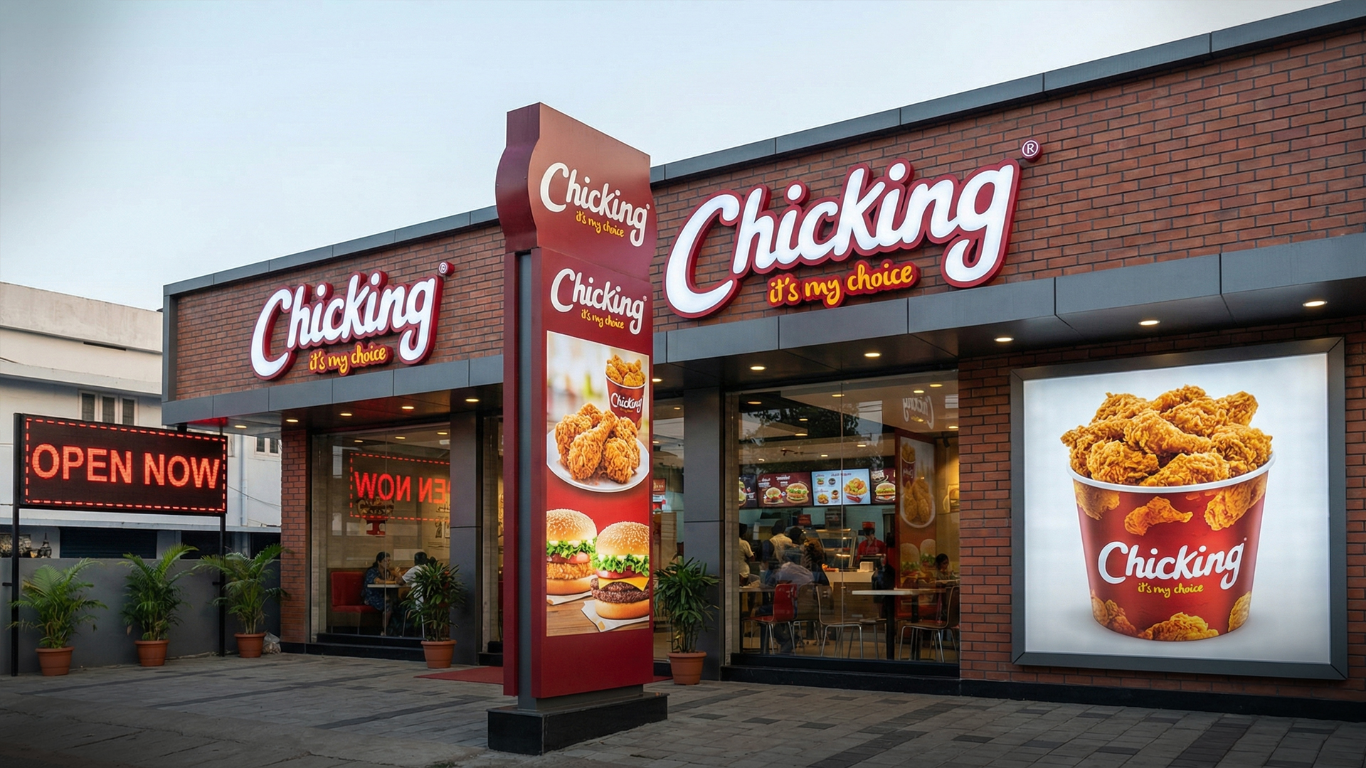 ChicKing India restaurant storefront